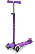 Micro Maxi Deluxe LED fialová - Children's Scooter