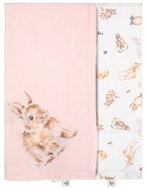 Wrendale Designs Muslin Diapers 2 pcs, Forest Animals - Cloth Nappies