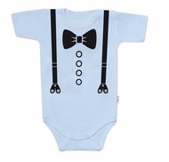 Baby Nellys Elegán, size 62, light blue - Bodysuit for Babies