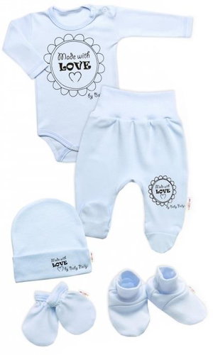 Baby Nellys 5D Made with love maternity kit, blue, size 56 - Baby Clothing Set - Main image