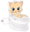 Toilet potty Kitty