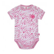 G - Mini Body krátký rukáv Pejsek RŮŽOVÉ vel. 68 cm - Bodysuit for Babies