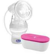 CHICCO Breast Milk Pump Electric Portable Travel Pink USB - Breast Pump