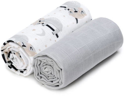 T-TOMI Tetra Towels Exclusive Collection Sloths - Children's Bath Towel - Main image