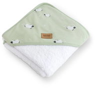 bonjourbébé Children's cotton hooded towel 100 × 100 cm, Funny Farm II. - Children's Bath Towel