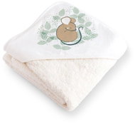 bonjourbébé Baby cotton hooded towel 100 × 100 cm, Spring Cottage I. - Children's Bath Towel