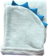 Baby patron Toowy bambusový ručník pro miminka a děti, 0 - 5 let, modrý dino - Children's Bath Towel