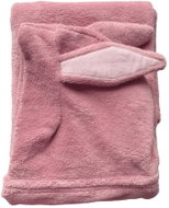 Baby patron Toowy bambusový ručník pro miminka a děti, 0 - 5 let, růžový králík - Children's Bath Towel