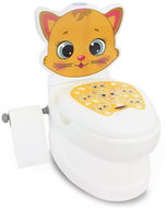 Jamara Můj malý záchodek kočka se zvukem splachování a držákem toaletního papíru - Potty