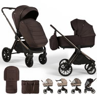 Adamex Kombinovaný Bianco 13 New Chocolate Brown - Baby Buggy