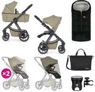 Petitemars Petite&Mars kombinovaný ICON 2v1 Mossy Green XXL RWS - Kočárek