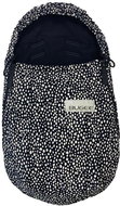 Pinkie fusak spot black bio 0-12 months - Stroller Footmuff