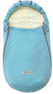 Pinkie fusak light blue soft-slabší - Fusak do kočárku