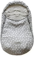 Pinkie fusak muslin grey dots bio 0-12 měsíců - Fusak do kočárku
