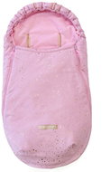Pinkie fusak shine gold pink-lightweight longitudinal holes - Stroller Footmuff