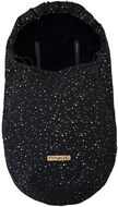 Pinkie fusak shine gold black-lehký podélné otvory - Fusak do kočárku