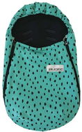 Pinkie fusak soft turquoise bio 0-12 měsíců - Fusak do kočárku