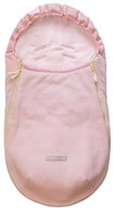 Pinkie fusak diamond pink with silver - Stroller Footmuff
