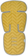 Pinkie extended pad bio wave ochre - Stroller liner