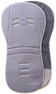 Pinkie extended pad small grey comb longitudinal holes - Stroller liner