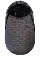 Pinkie Superfine Dark Grey Feather Winter Fuzzy 0-12 months - Stroller Footmuff