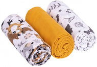 Baby Nellys Lux Muslin Diapers - Forest Animals 3 pcs - Cloth Nappies