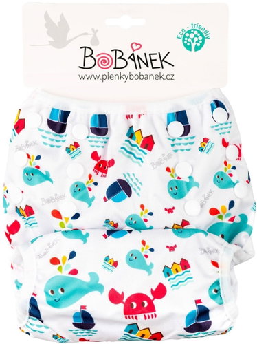 Bobánek Growing swimsuit for large babies, By the sea Main image Bobánek Growing swimsuit for large babies, By the sea - Swim Nappies - Main image