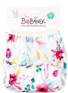 Bobánek Growing Swimsuit for Large Babies, Pink Flowers - Swim Nappies