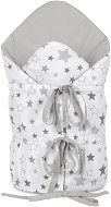 BELLATEX Hvězdičky šedobílé 75 × 75 cm - Swaddle Blanket