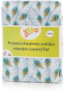 XKKO Washable changing mat 50 × 70 - Peacock Feathers - Changing Pad