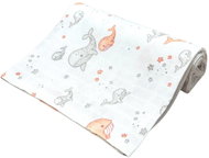 PREM INTERNATIONAL Tetra osuška 90 × 100 cm, 1 ks, Velryba oranžová - Cloth Nappies