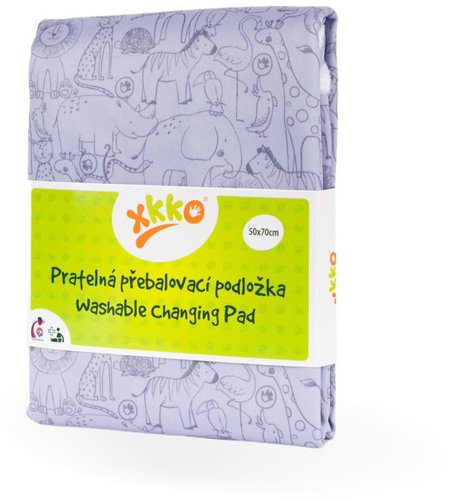 XKKO Washable changing mat 50 × 70 - Safari Lavender Aura - Changing Pad - Main image