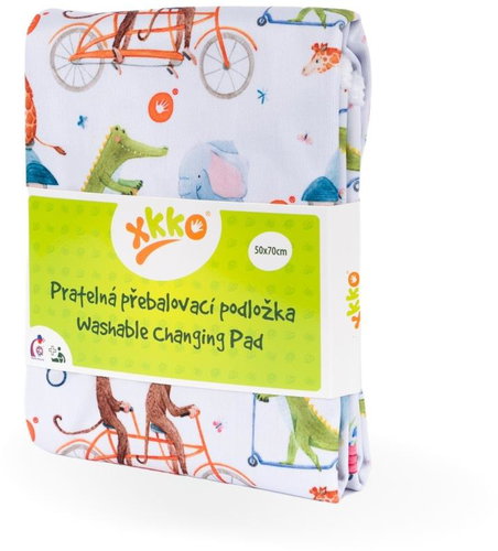 XKKO Washable changing mat 50 × 70 - ZOO on the Road - Changing Pad - Main image