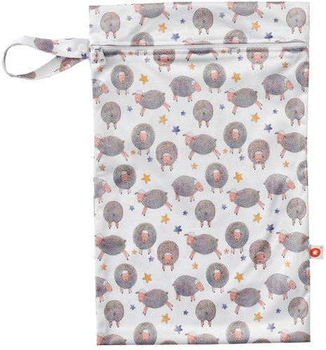 XKKO Waterproof Bag Size M 30 × 45 cm - Dreamy Sheeps - Nappy Bags - Main image
