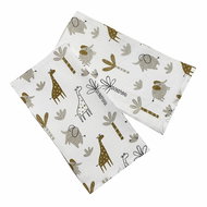 PREM INTERNATIONAL Fabric diaper 70 × 70 cm Palm and elephant, pack of 5 - Cloth Nappies