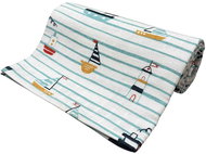 PREM INTERNATIONAL Tetra bath towel 90 × 100 cm Sailboat, pack of 1 - Cloth Nappies