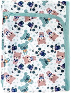 Bobánek Changing mat, 75 × 75 cm, Teddy bears in a suit - Changing Pad