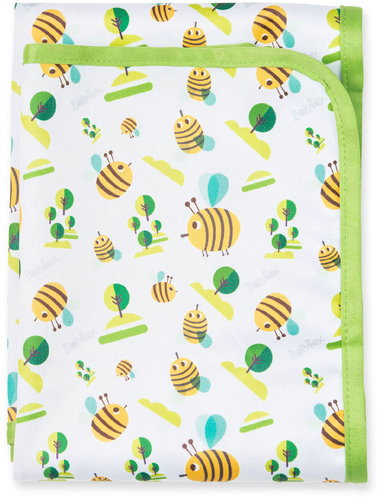 Bobánek Changing Mat, 75 × 75 cm, Bees - Changing Pad - Main image