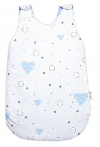 Baby Nellys Sleeping bag cotton, I love Boy - Children's Sleeping Bag - Main image