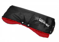 Baby Nellys Stroller Sleeve minky - red/black - Stroller Hand Muff