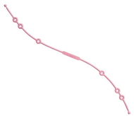Saro Baby Univerzální silikonová šňůrka Pink - Příslušenství ke kočárku