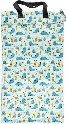 Bobánek Waterproof bag large, Seagull and seal 1 pc. - Nappy Bags - Main image