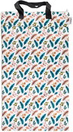 Bobánek Waterproof bag large, White Feather 1 pc. - Nappy Bags