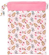 Bobánek Waterproof bag normal, Pink animals - Nappy Bags