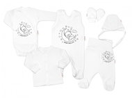 Baby Nellys Maternity Set 6D, Teddy Bear on the Moon, 56 - Baby Clothing Set