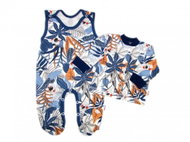 Baby Nellys Jungle 2-piece set, cotton onesie with shirt, size 62 - Baby Clothing Set