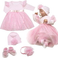 Baby Nellys Luxury 4D Festive Girl Set - pink, 74 - Baby Clothing Set