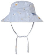 Saro Baby Oboustranný klobouček s UV ochranou, Navy Hugs - Baby Hats