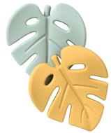 Saro Baby Silicone Teether Jungle Mint/Mustard - Baby Teether