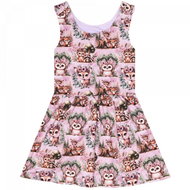 Baby - Smile Lace dress - animals on lavender size 110 - Baby dress